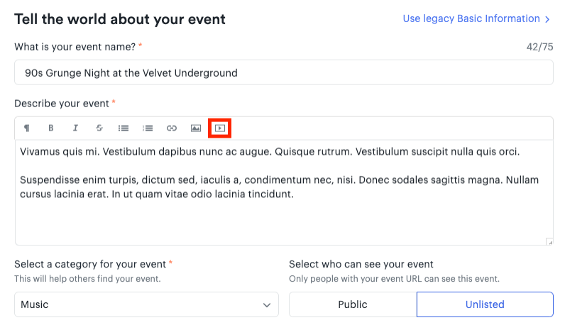 Embed a Spotify Playlist into your Event Description – Universe Help Center